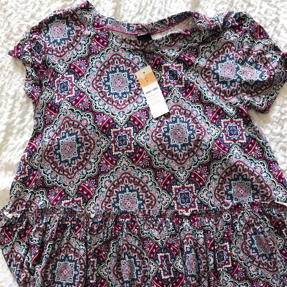 Agnes & Dora Relaxed ruffle tee